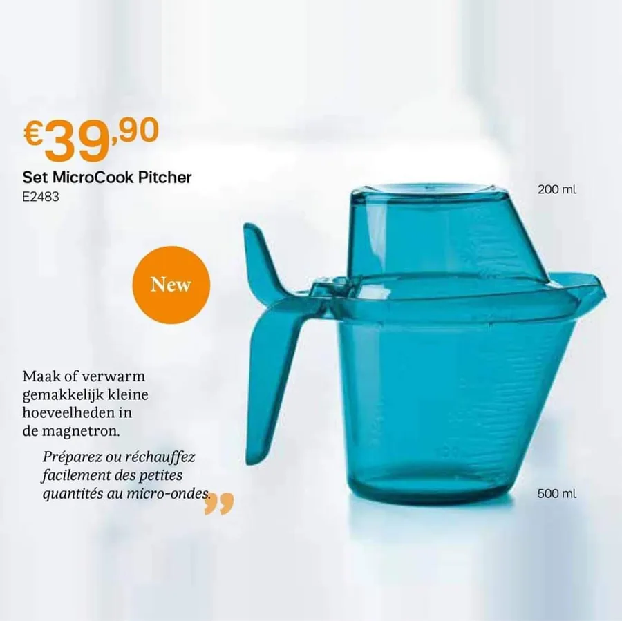 Folderpagina Set MicroCook Pitcher